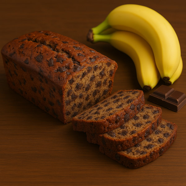 Bananenbrood Met Chocolade